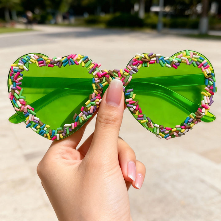 Fun and Colorful Heart-Shaped Sunglasses Kalsten