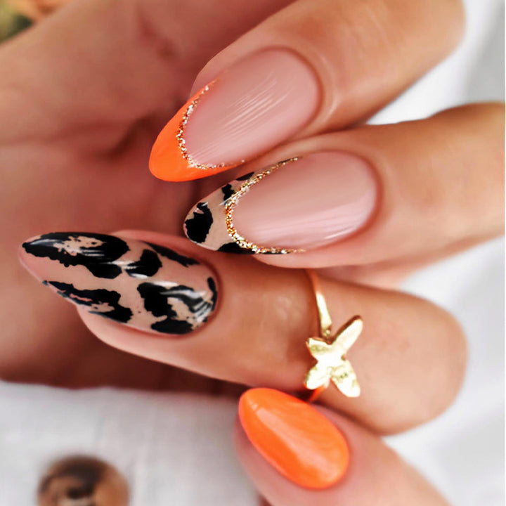 Creative Leopard Print Press-On Nails kalsten