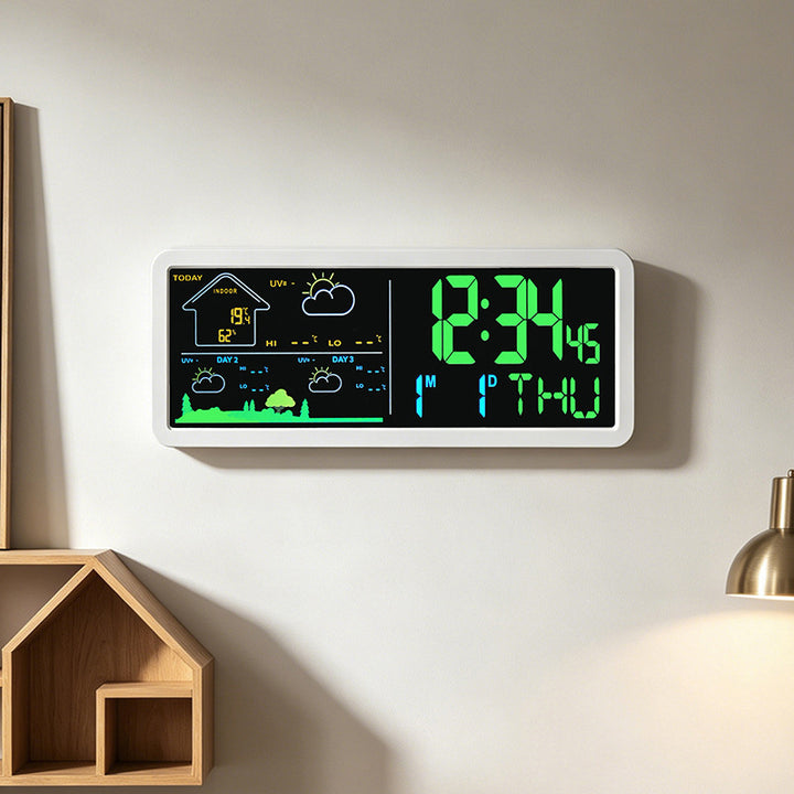 Digital weather and alarm clock with hygrometer Kalsten