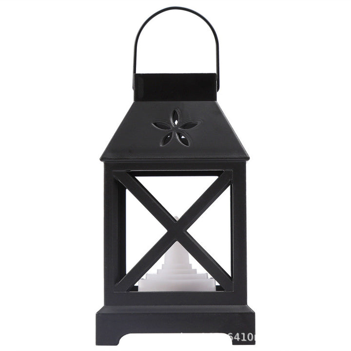 Vintage Lantern with Floral Design Kalsten