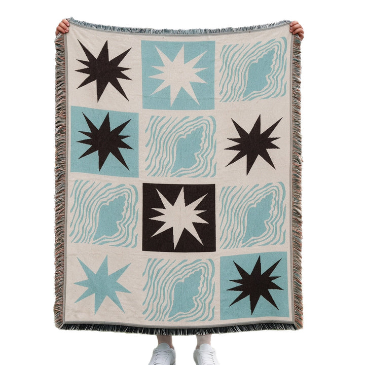 Decorative Woven Throw Blanket
