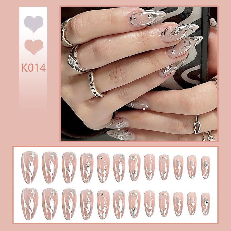 Artistic nail designs with glitter accents Kalsten
