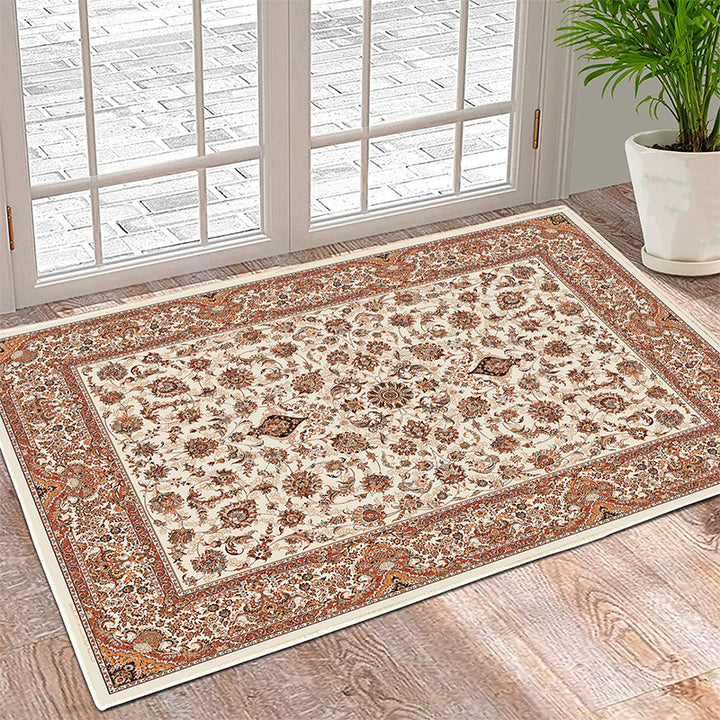 Vintage-Inspired Floral Area Rug Kalsten