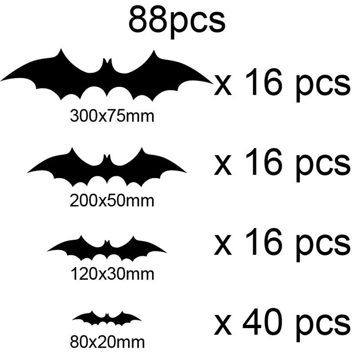 Decorative Bat Wall Art Set Kalsten