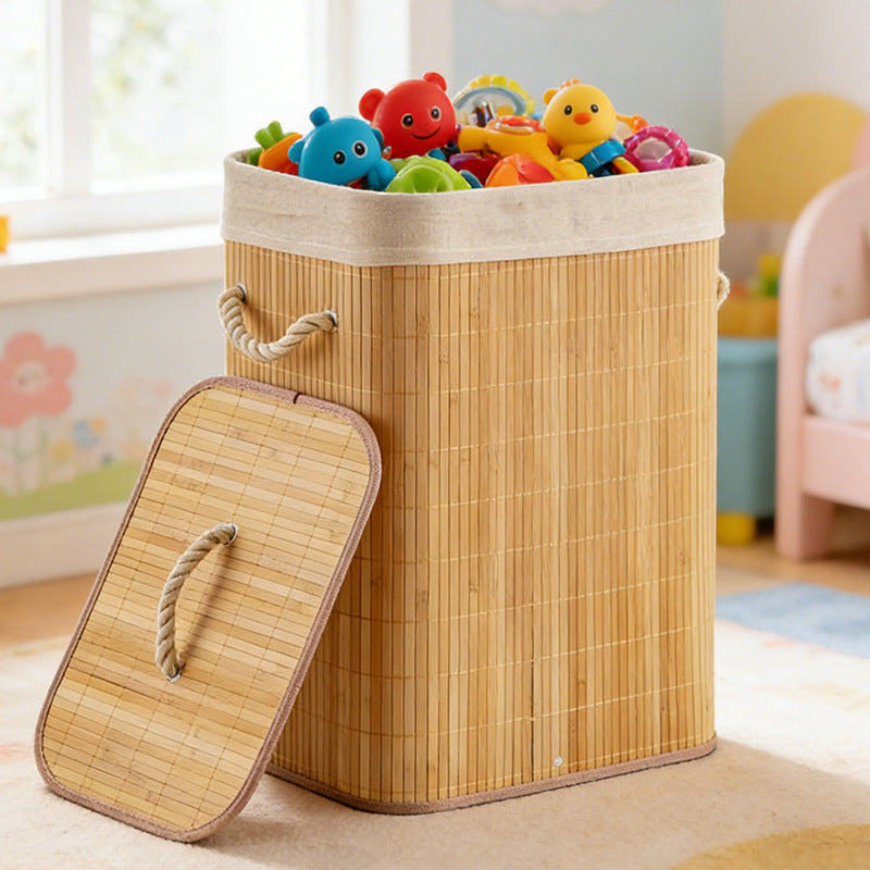Laundry basket with lid and handle Kalsten