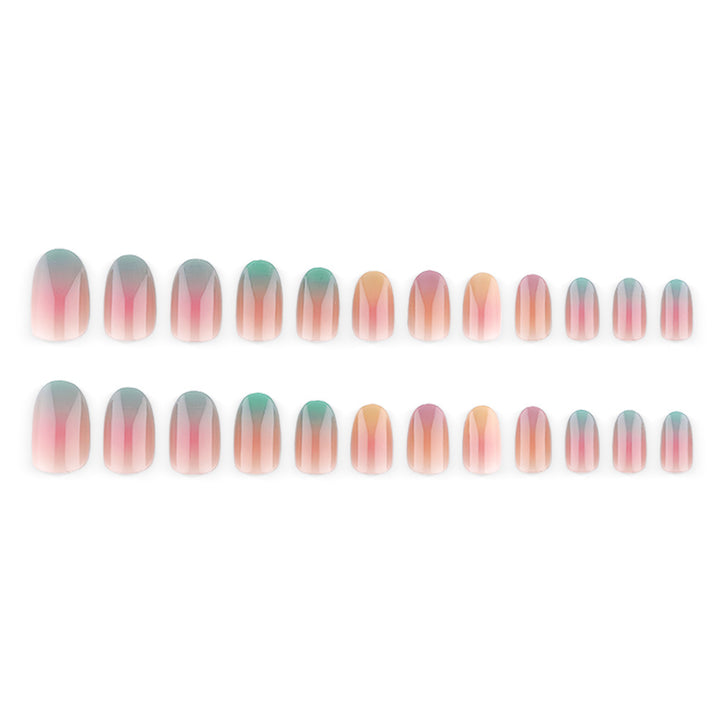 Artificial nail tips with gradient Kalsten