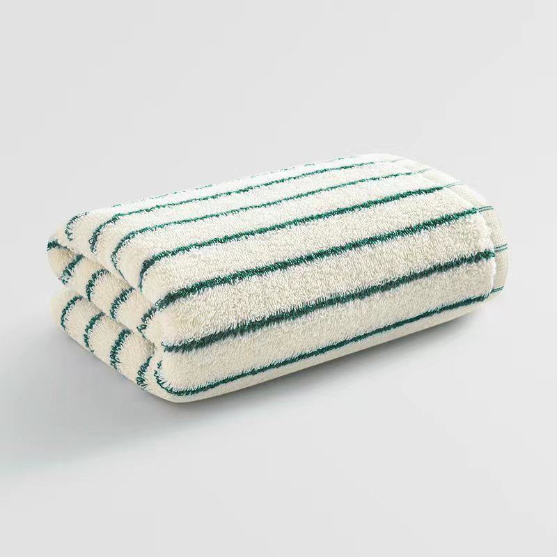 Women's Velour Bath Towel with Striped Design Kalsten