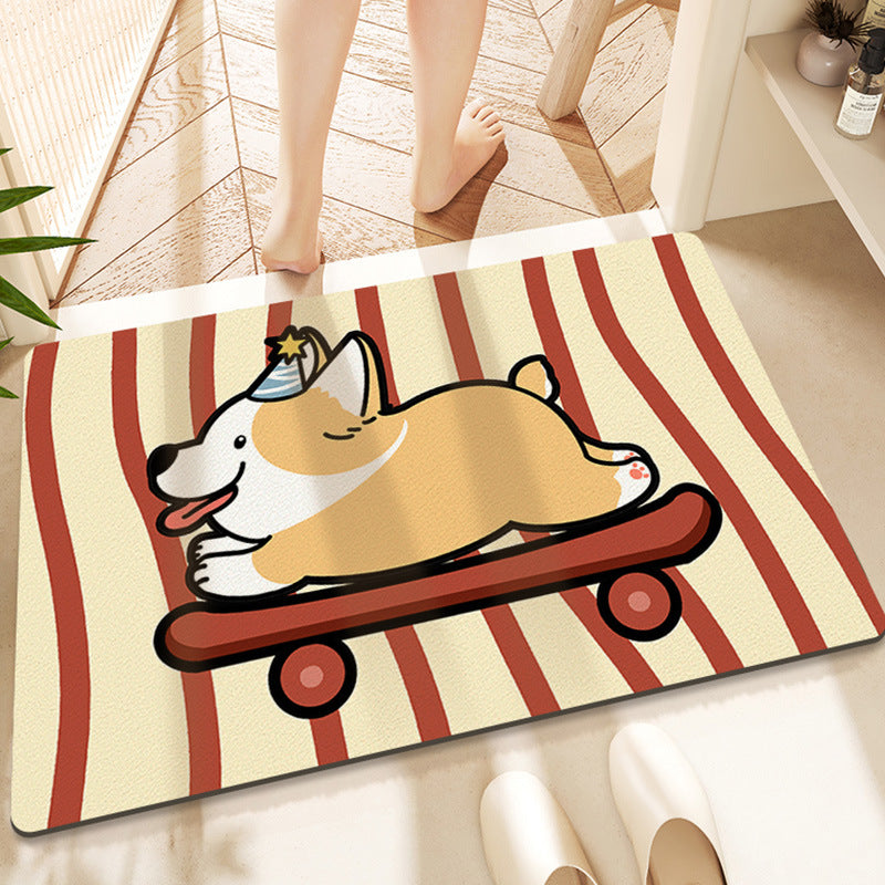 Playful Rabbit-Themed Area Rug