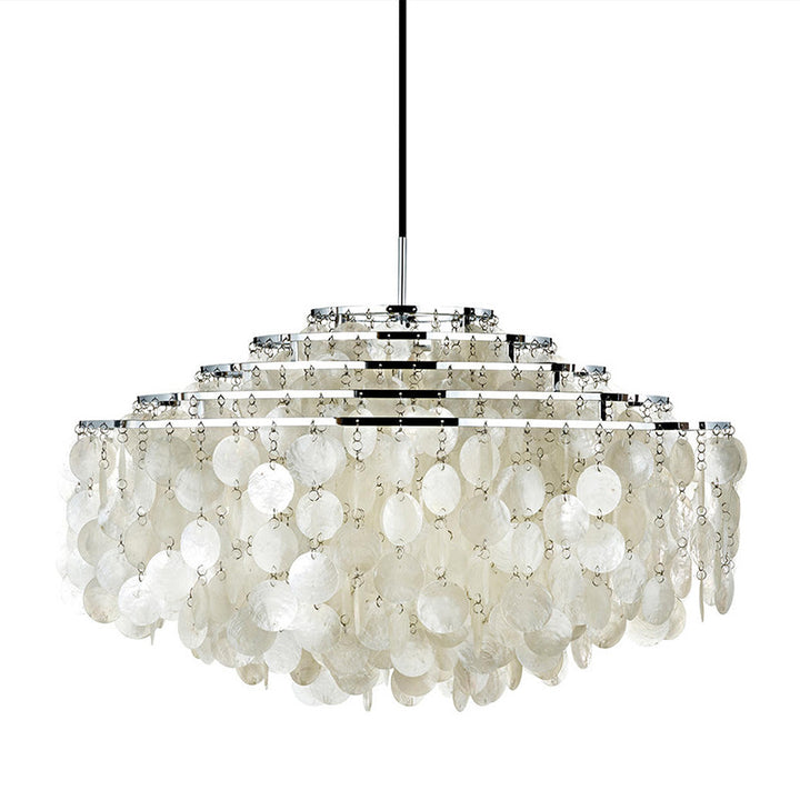 Shell-Inspired Pendant Chandelier
