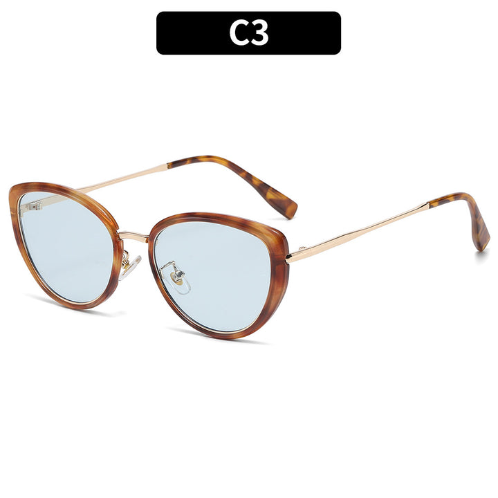 Cat-Eye Sunglasses with Premium Acetate Frame