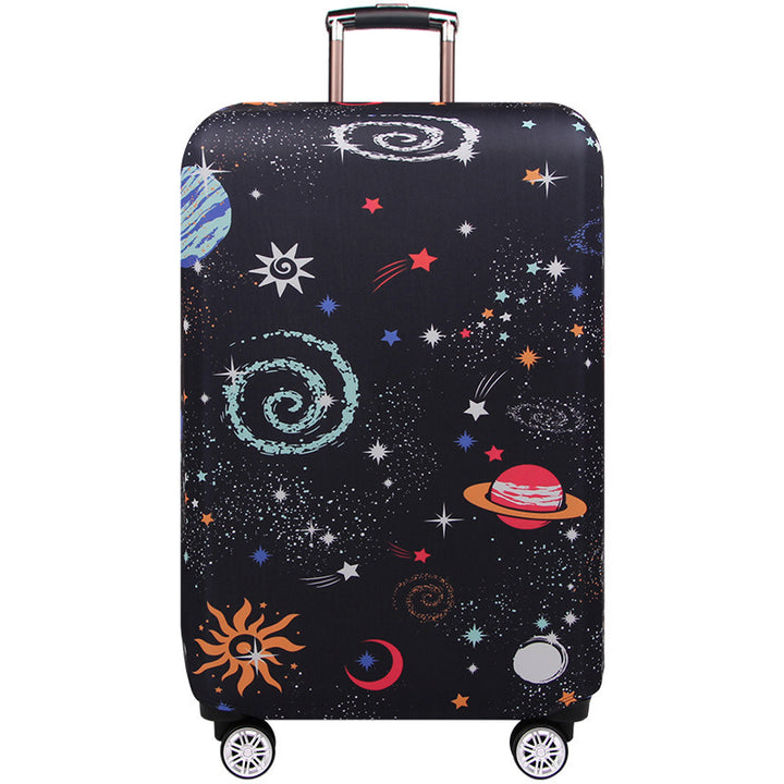 Ladies hard shell suitcase with elegant pattern print Kalsten