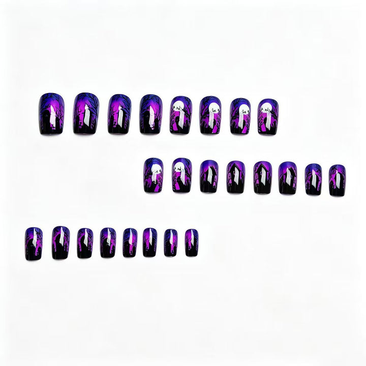 Artificial nails in mystical Halloween style Kalsten