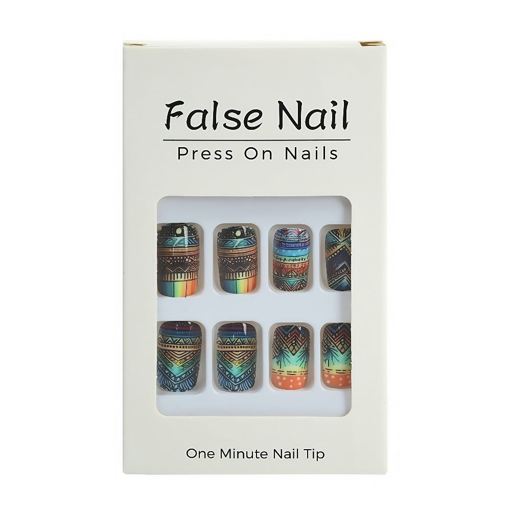 Creative Art Nails in Ethno Design Kalsten