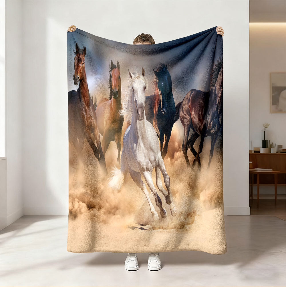 Inspirational Message Fleece Blanket