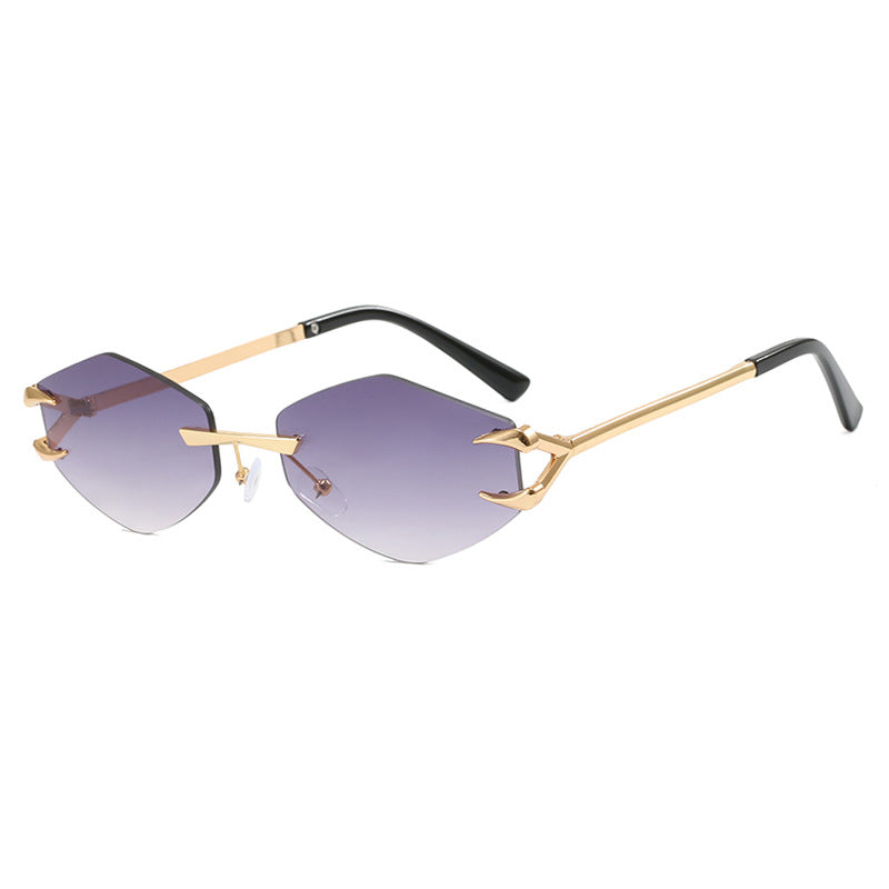 Women's extravagant hexagonal sunglasses with innovative frame and UV protection Kalsten