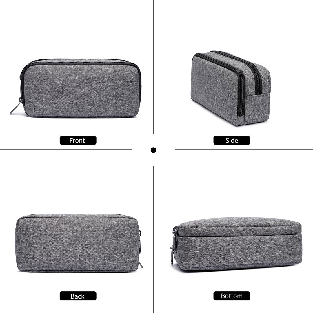 Multi-Compartment Zippered Pouch