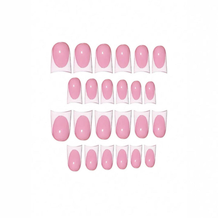 Stylish French Tip Press-On Nails Kalsten