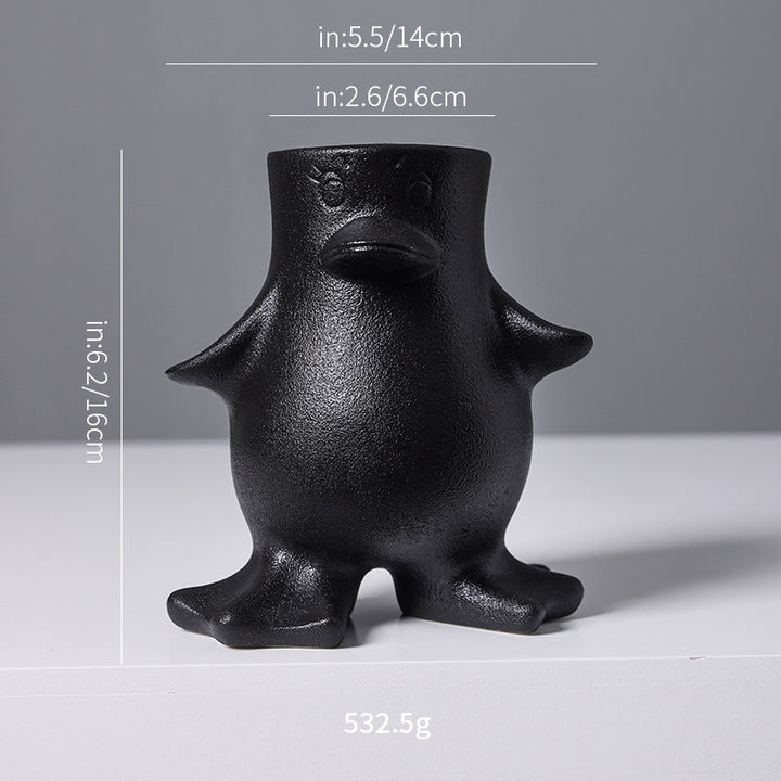 Creative Ceramic Duck Planter