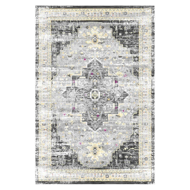 Vintage Floral Patterned Area Rug