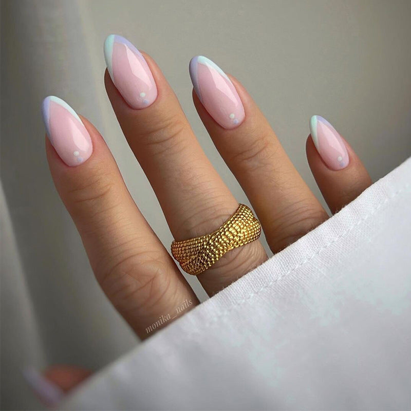 Glamorous Glittery Stiletto Press-On Nails Kalsten