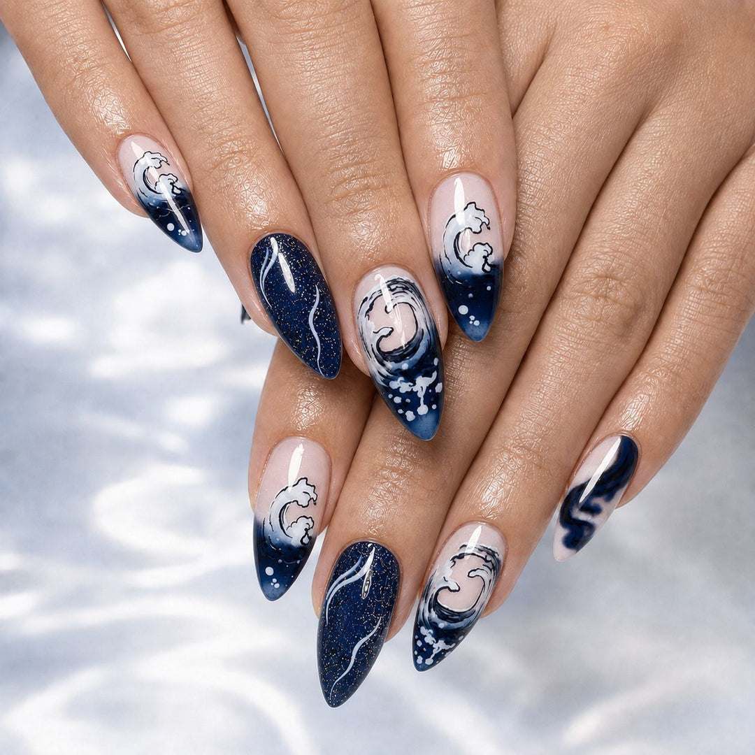 Premium Nail Set with Maritime Design Kalsten