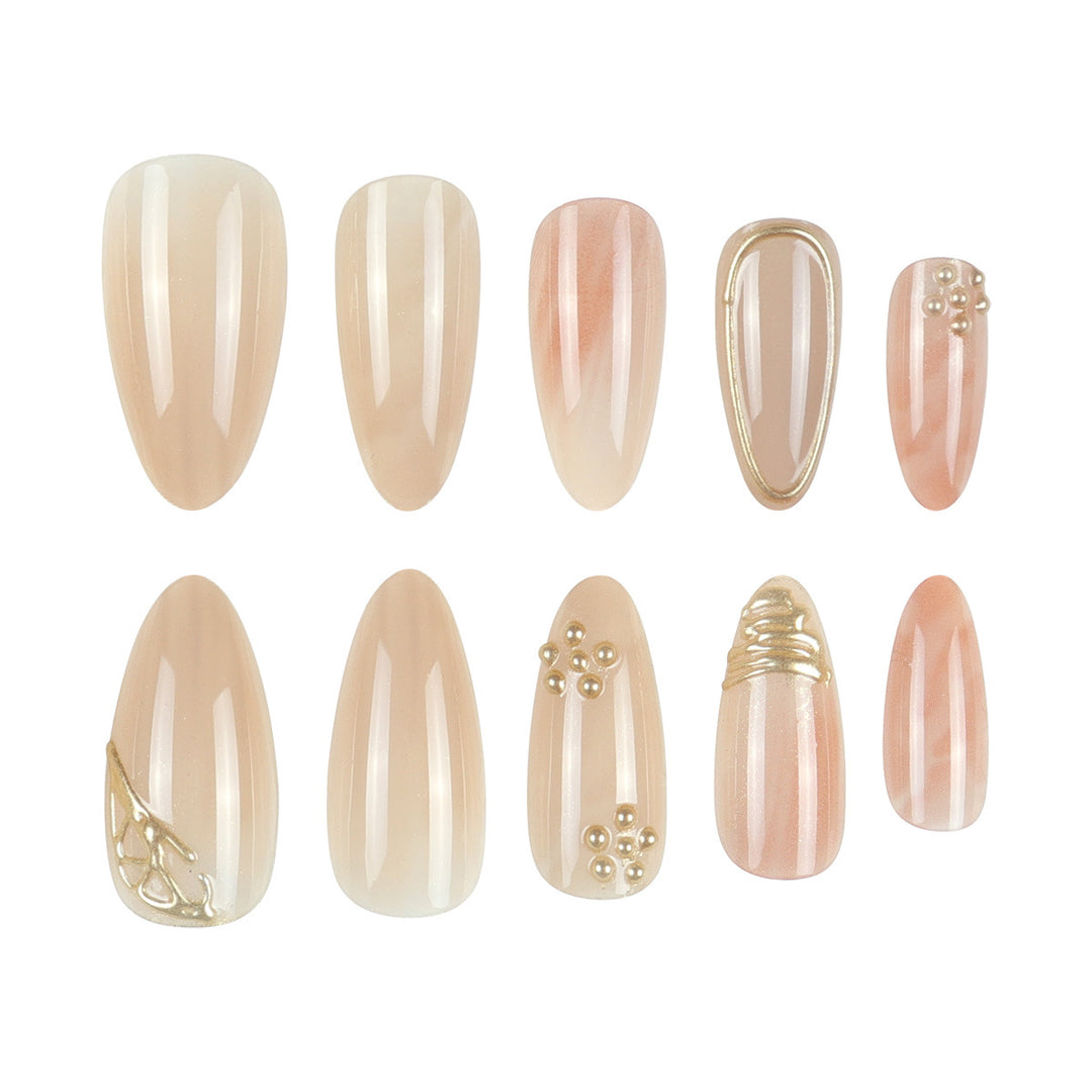 Elegant Stiletto Press-On Nail Art Set Kalsten