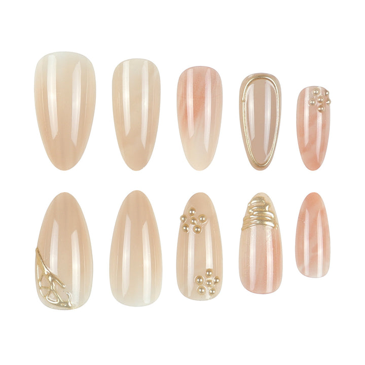 Elegant Stiletto Press-On Nail Art Set Kalsten