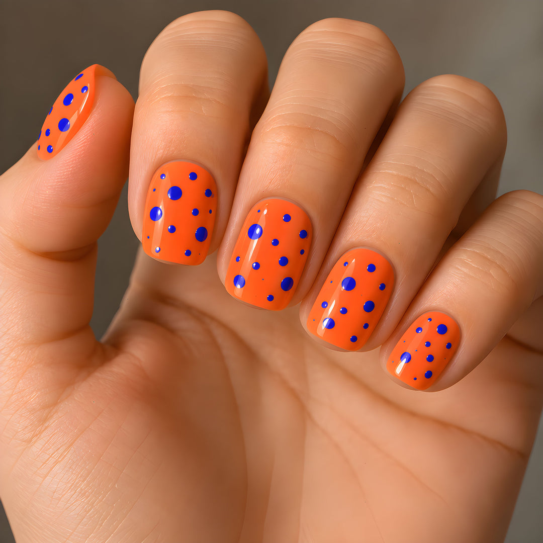 Dot Pattern Gel Nail Art