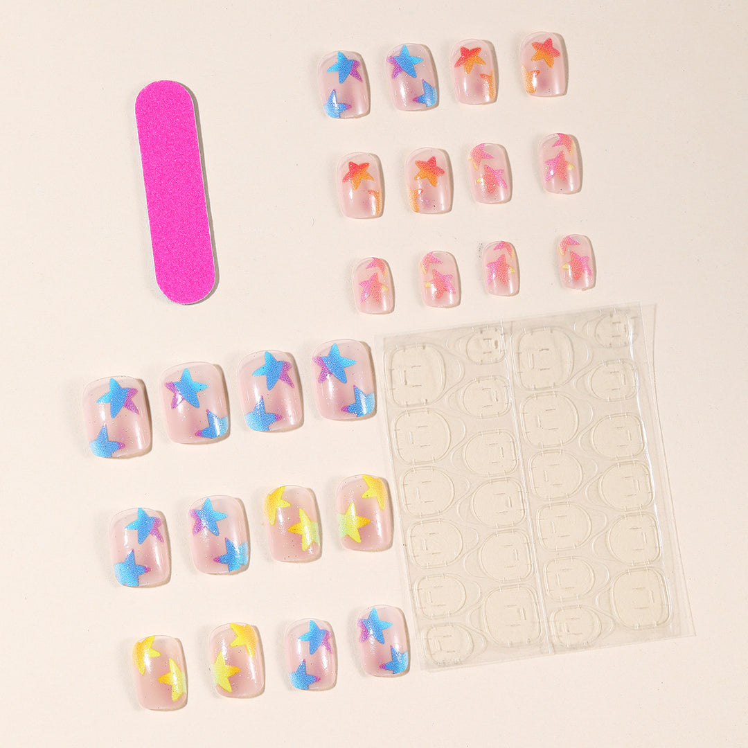 Starry Glow-In-The-Dark Nail Art Extensions Kalsten