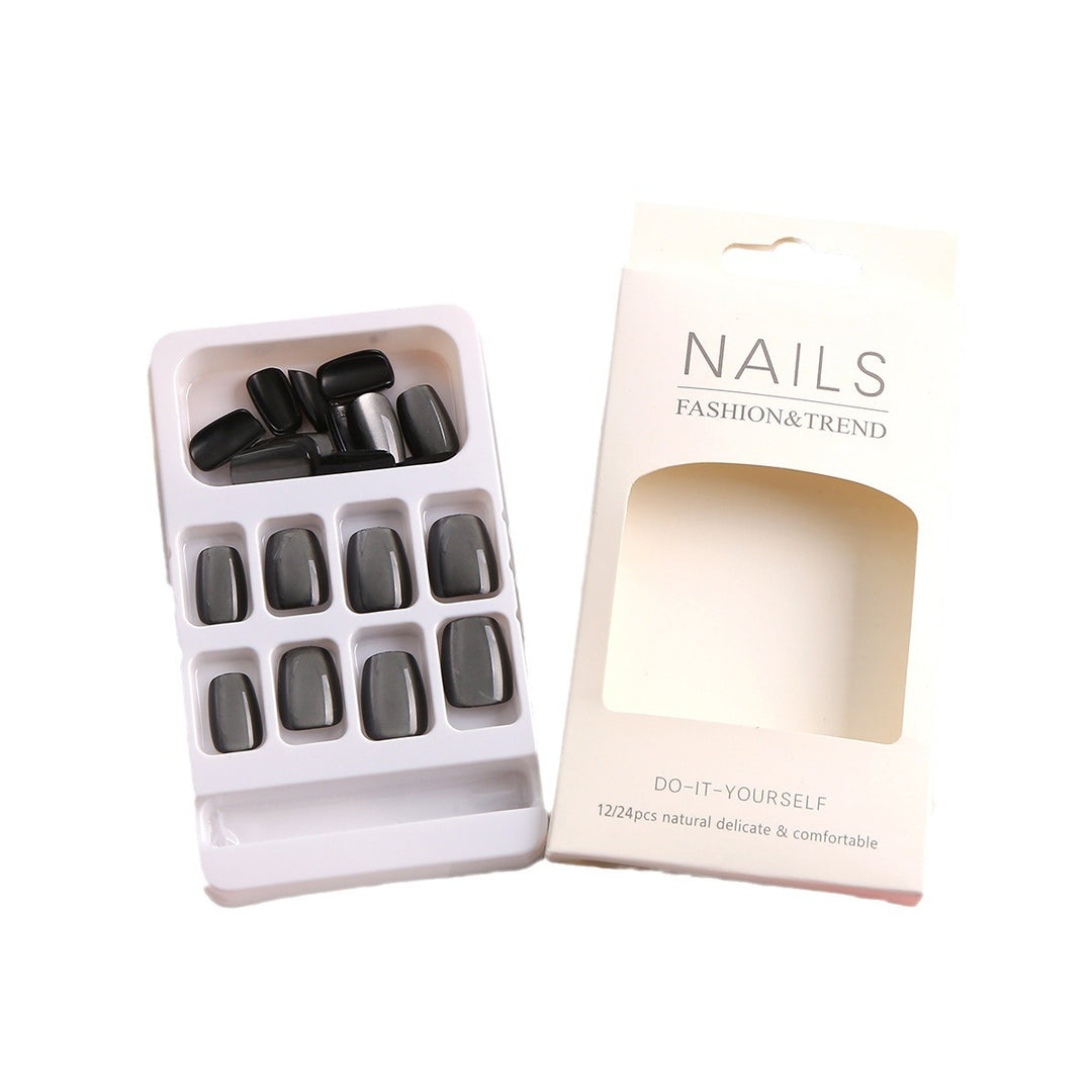 Elegant Glossy Press-On Nail Set Kalsten