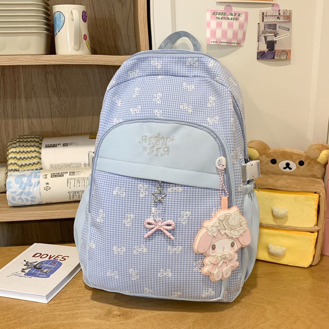 Charming Patterned School Backpack