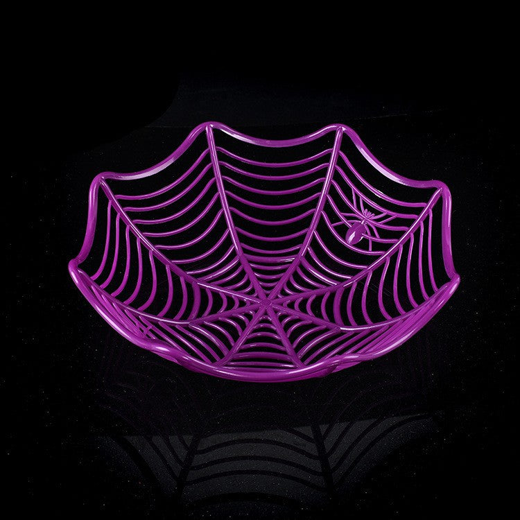 Halloween-Themed Spider Web Snack Bowl Kalsten