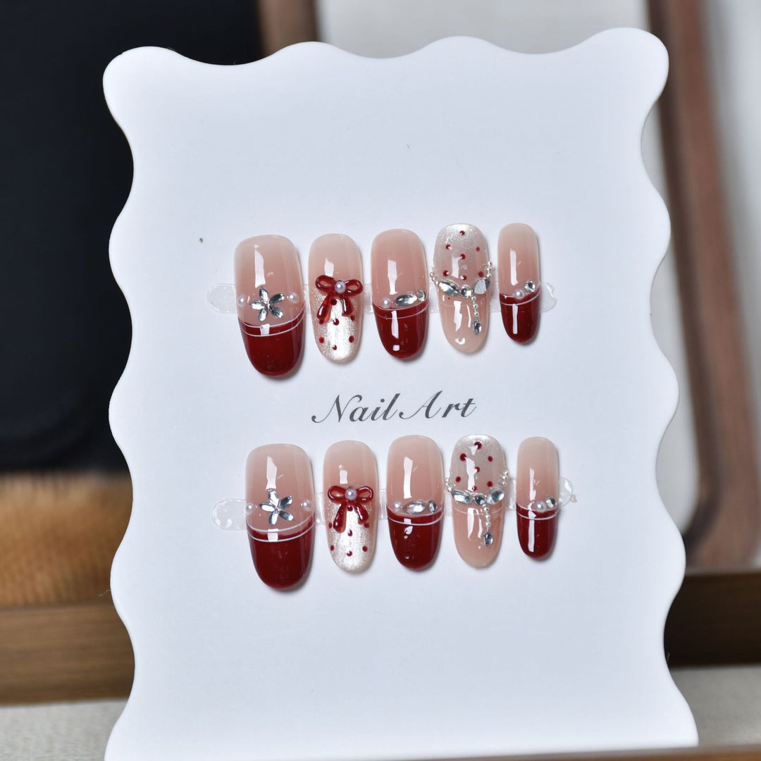 Luxury Decorative Press-On Nails Kalsten