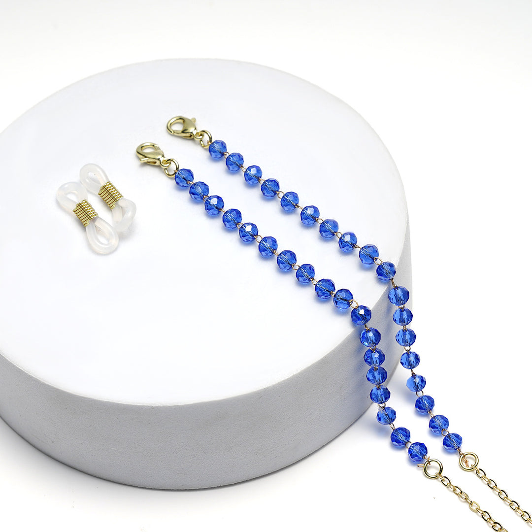 Decorative Stone-Accented Eyewear Chain Kalsten