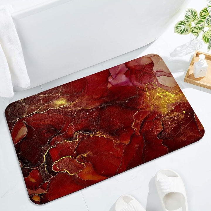 Elegant Abstract Art Bath Mat