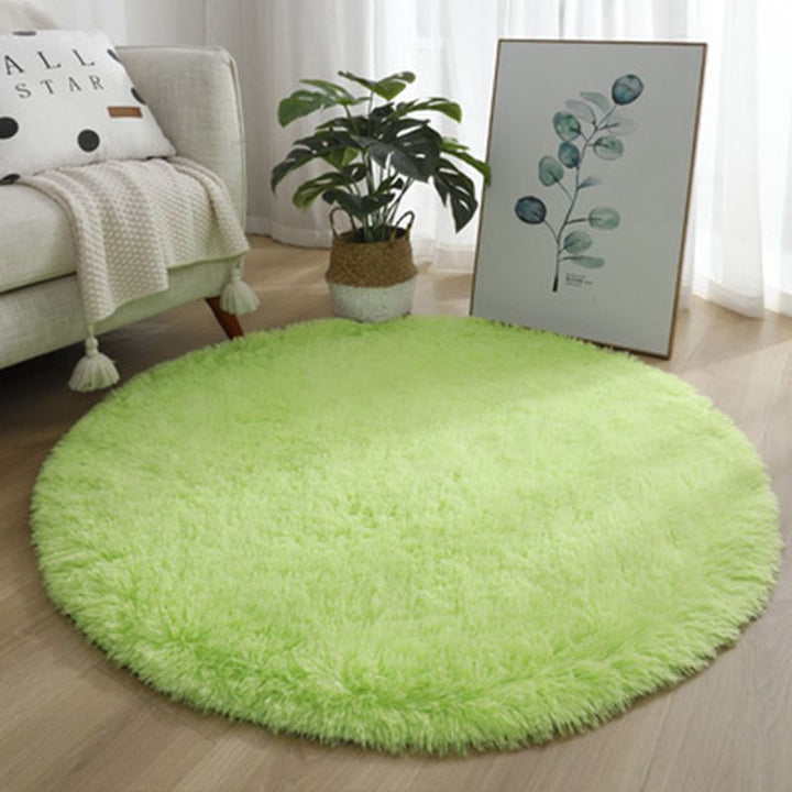 Plush Round Area Rug