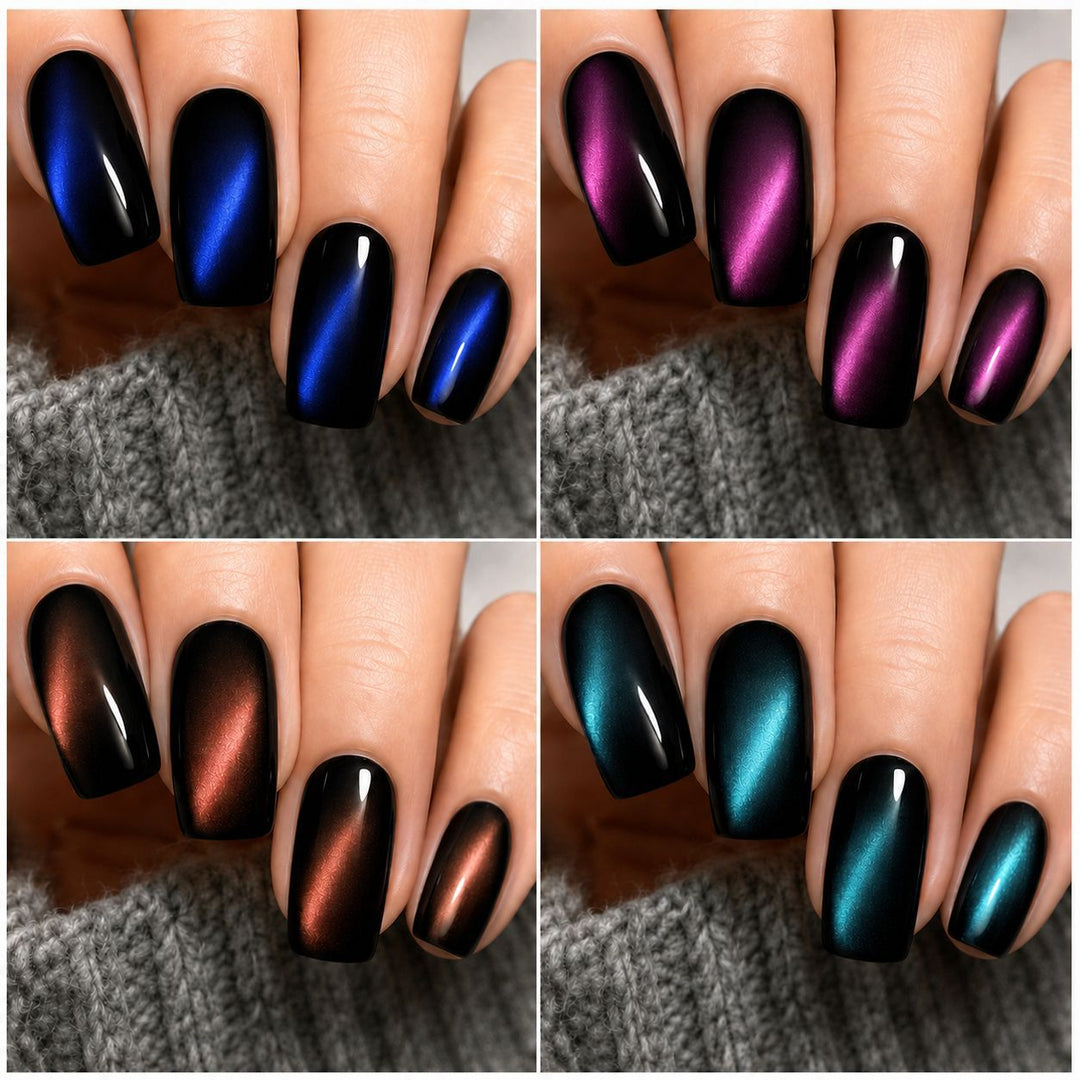Premium Press-On Nails with Metallic Shine Kalsten