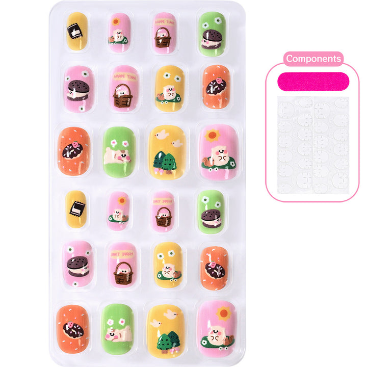 Creative Cartoon-Themed Press-On Nail Collection Kalsten