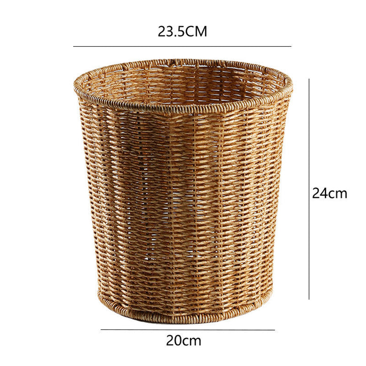 Eco-Friendly Wicker Waste Basket Kalsten