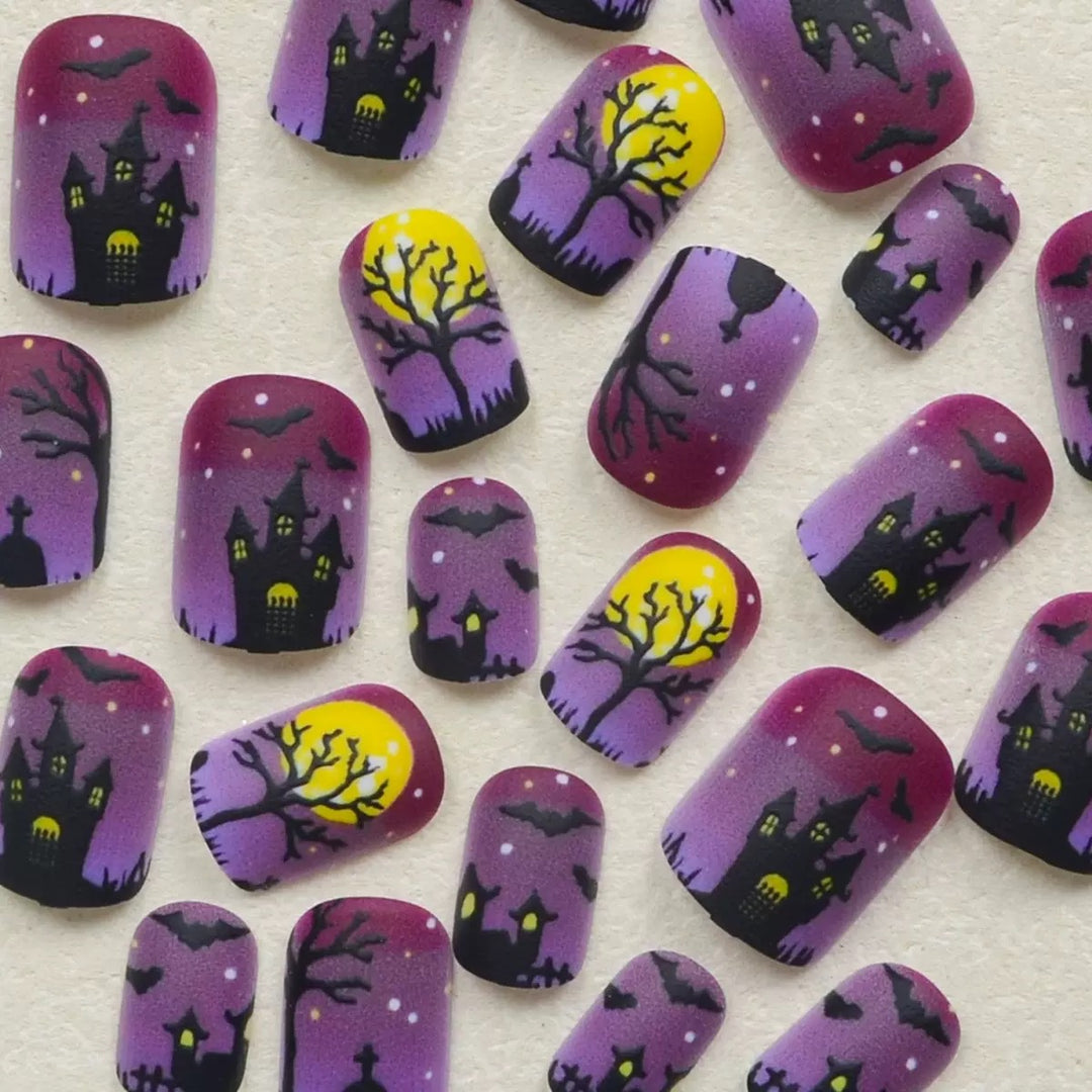 Halloween Nail Art Set with Spooky 3D Designs Kalsten