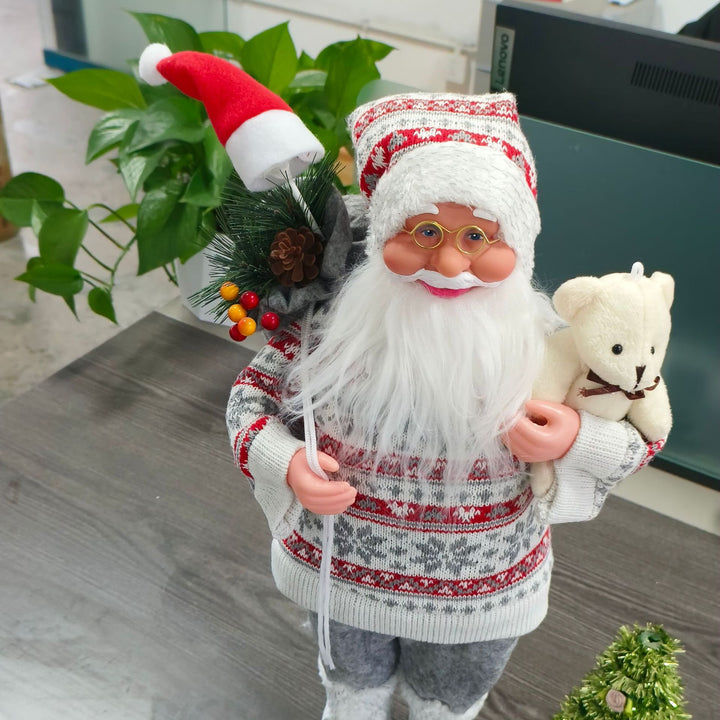 Plush Christmas hat with ear protection