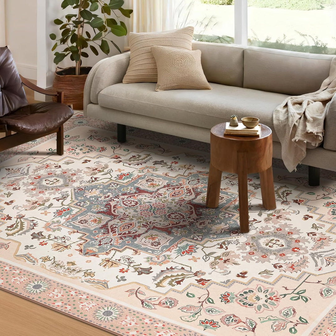 Premium Vintage Flower Pattern Carpet