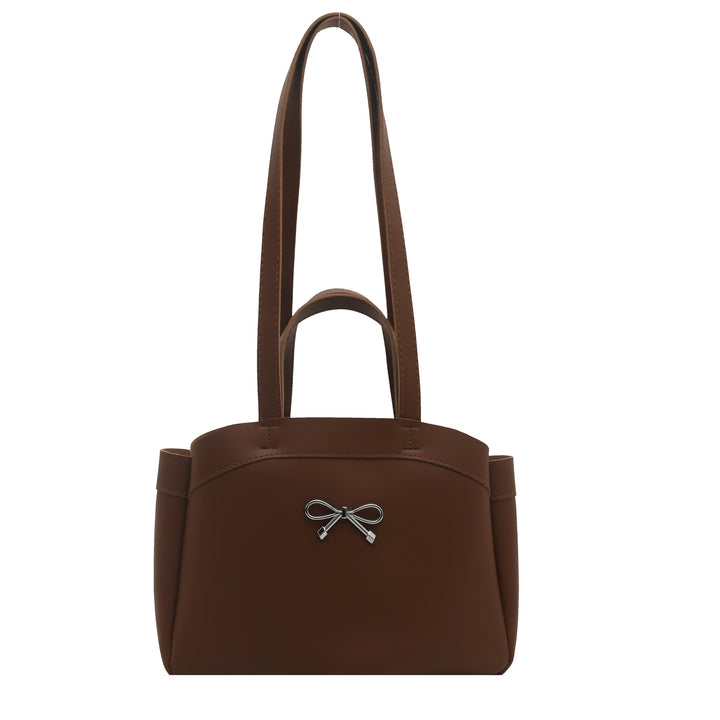 Elegant Bow Accent Handheld Tote Bag Kalsten