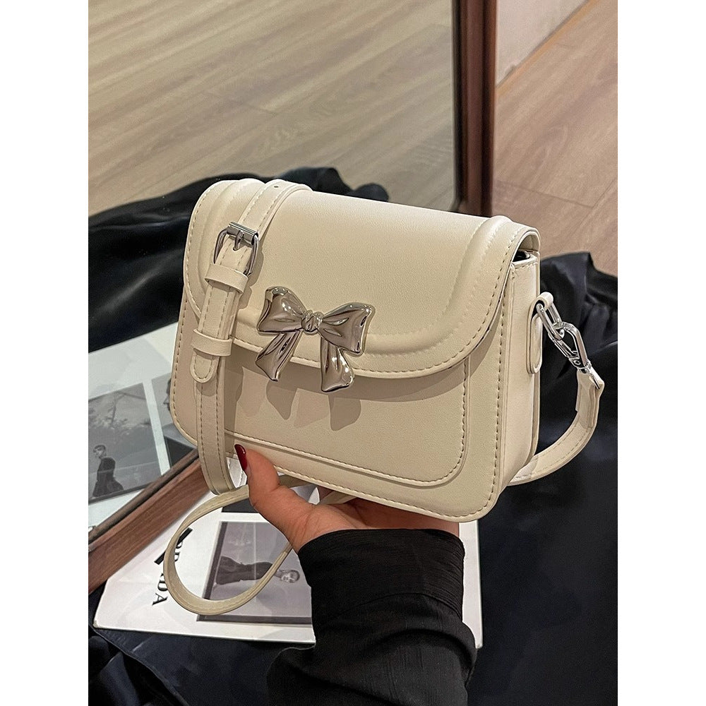 Elegant Bow-Detail Shoulder Bag Kalsten