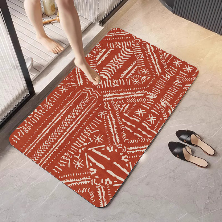 Abstract Patterned Area Rug Kalsten