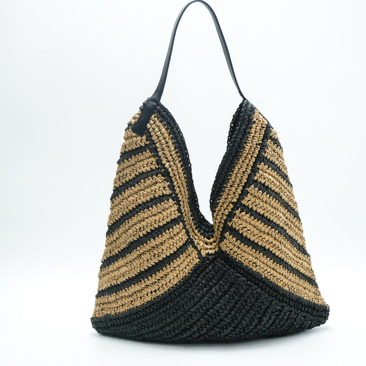 Leisure bag made of braided natural material Kalsten