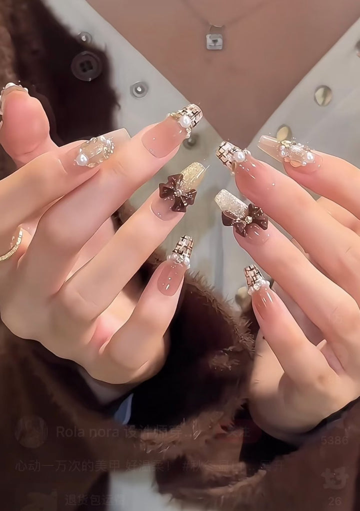 Luxury Decorative Nail Art Bow
