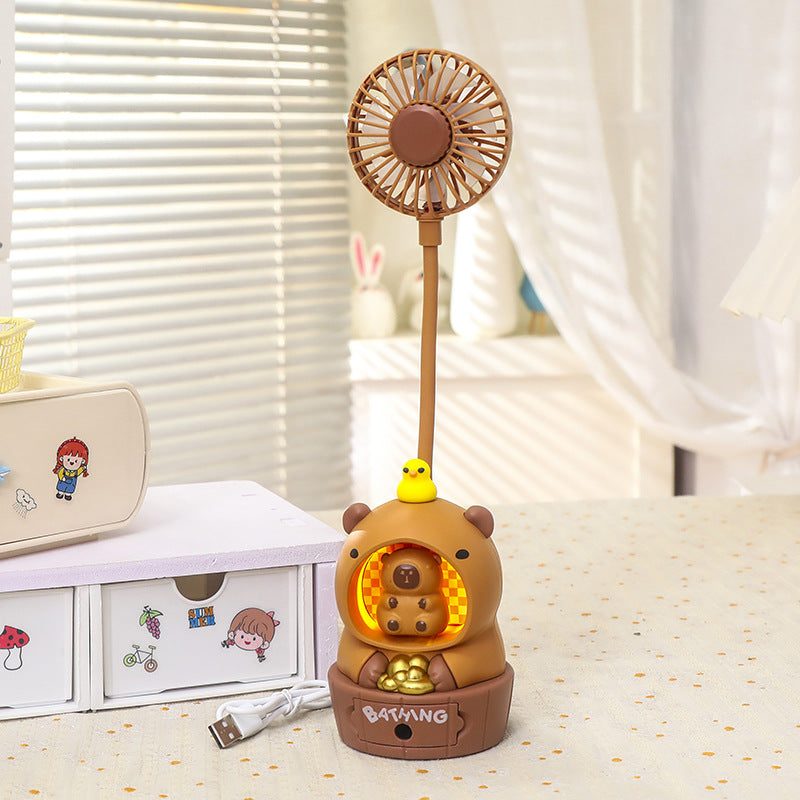 Women's Portable Mini Fan in Cute Bear Design Kalsten