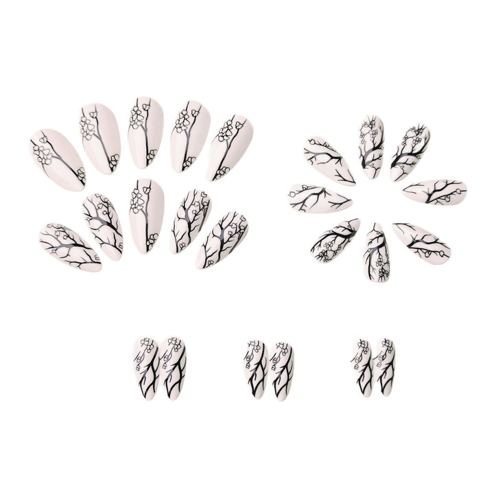 Artificial nails with elegant floral design Kalsten