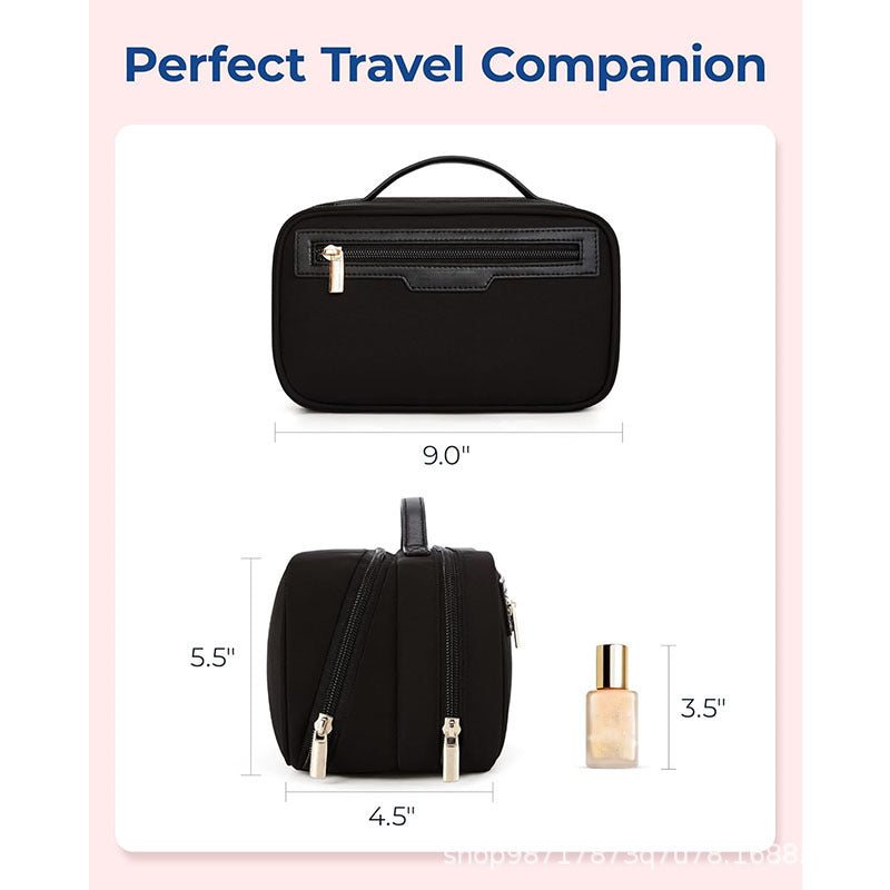 Cosmetic organizer with multiple compartments and removable interior compartment Kalsten